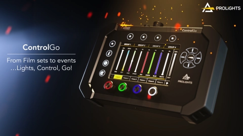 PROLIGHTS introduces ControlGo: ultimate, portable, multi functional lighting control
